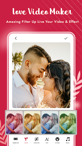 Love Video Maker With Music - عکس برنامه موبایلی اندروید