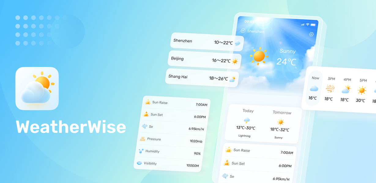 WeatherWise - عکس برنامه موبایلی اندروید