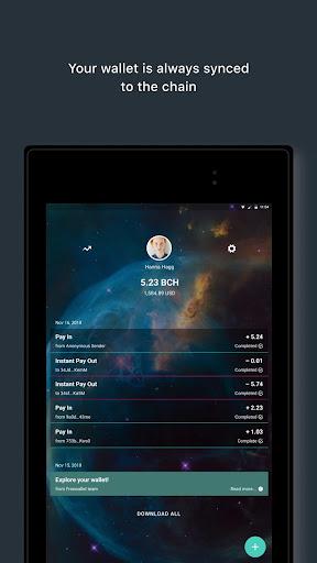Bitcoin Cash Wallet. Buy BCH coins - Freewallet - Image screenshot of android app