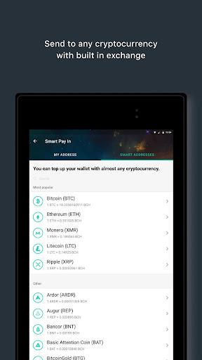 Bitcoin Cash Wallet. Buy BCH coins - Freewallet - Image screenshot of android app