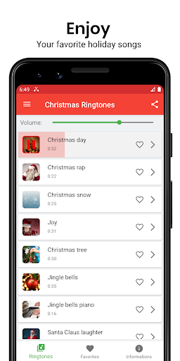 Christmas ringtones - Image screenshot of android app