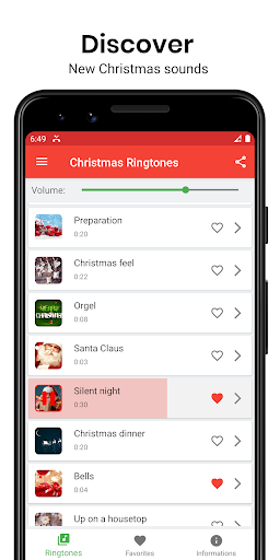 Christmas ringtones - Image screenshot of android app