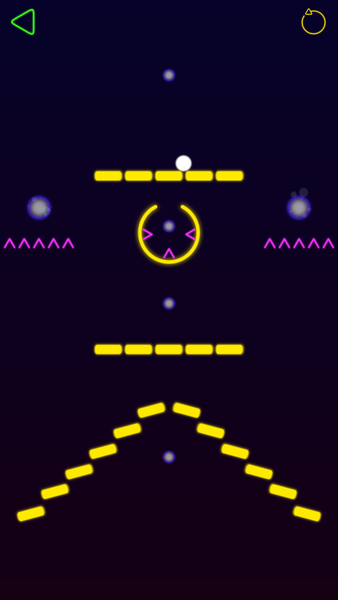 Neon Twist Escape: twisted phy - Gameplay image of android game