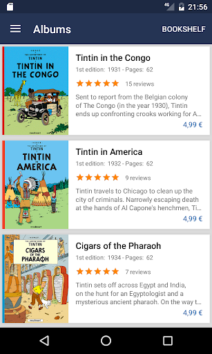 The Adventures of Tintin - Image screenshot of android app