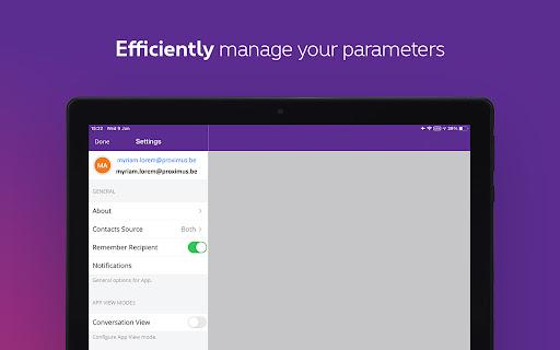 Proximus Mail - عکس برنامه موبایلی اندروید