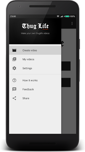 Thuglife Video Maker - Image screenshot of android app