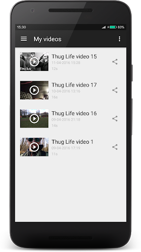 Thuglife Video Maker - Image screenshot of android app