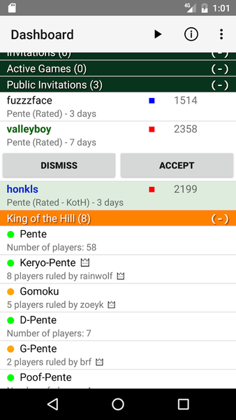 Pente Live - عکس برنامه موبایلی اندروید