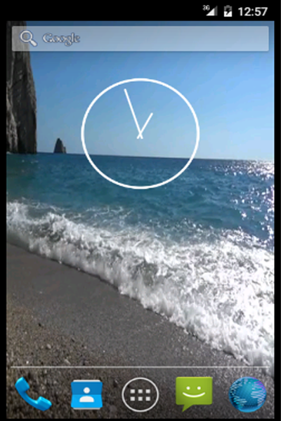 Beach Wave Live Wallpaper - Image screenshot of android app