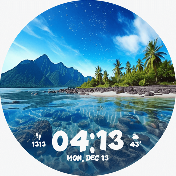 Beach Watchfaces - عکس برنامه موبایلی اندروید