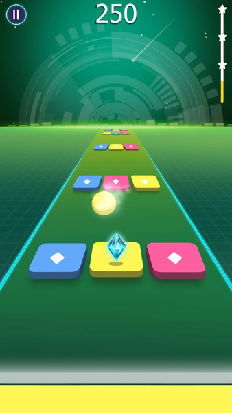 Beat Ball: Dancing Color Hop - Gameplay image of android game