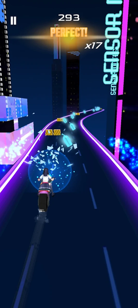 Beat Road: Rhythm Racing - Gameplay image of android game