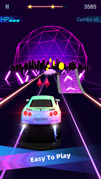 Music Racing GT: EDM & Cars - Gameplay image of android game