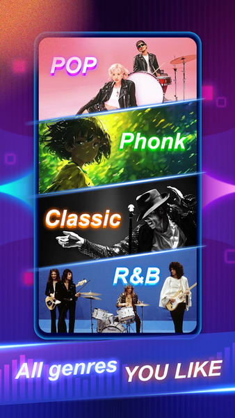 Rolling Music Ball: EDM Rush - Gameplay image of android game
