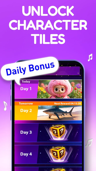 Piano Secret Tiles: Music Game - عکس بازی موبایلی اندروید