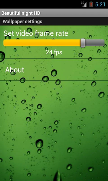 Night HD Video Wallpaper - Image screenshot of android app