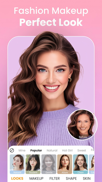 Makeup Camera & Selfie Editor - عکس برنامه موبایلی اندروید