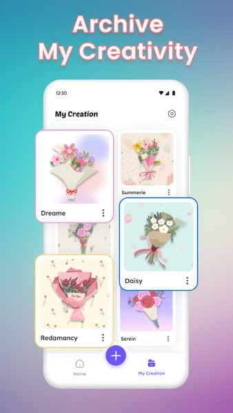 Flower Language Keyboard - Image screenshot of android app