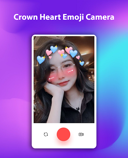 Crown Heart Emoji Camera - عکس برنامه موبایلی اندروید