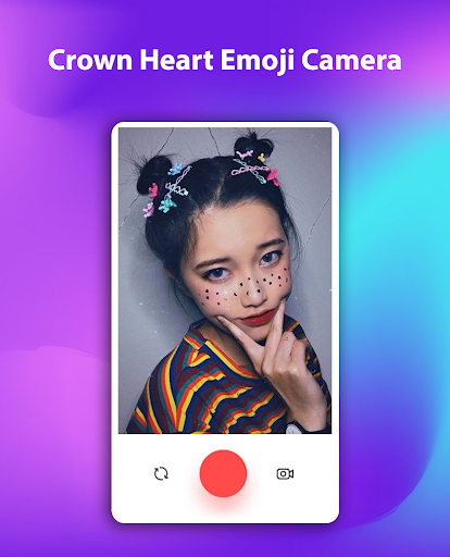 Crown Heart Emoji Camera - عکس برنامه موبایلی اندروید