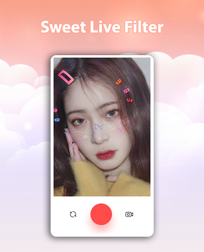 Sweet Live Filter Face Camera - Image screenshot of android app