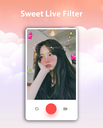 Sweet Live Filter Face Camera - Image screenshot of android app