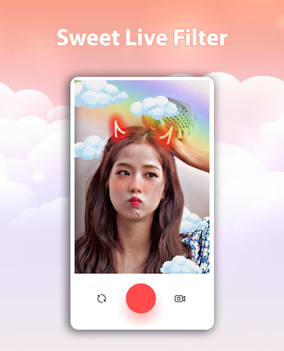 Sweet Live Filter Face Camera - Image screenshot of android app