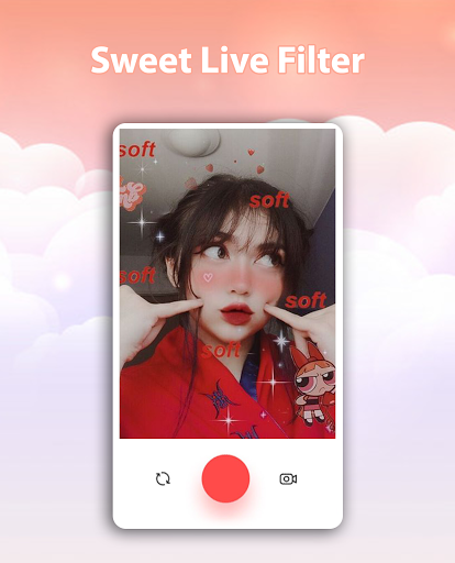 Sweet Live Filter Face Camera - Image screenshot of android app