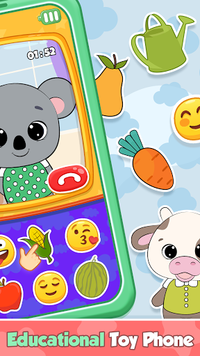 Toy Phone Baby Learning games - عکس برنامه موبایلی اندروید