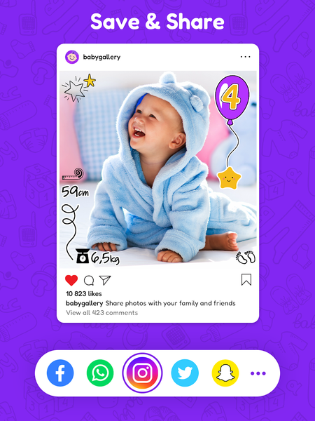 Baby Photo Editor - عکس برنامه موبایلی اندروید