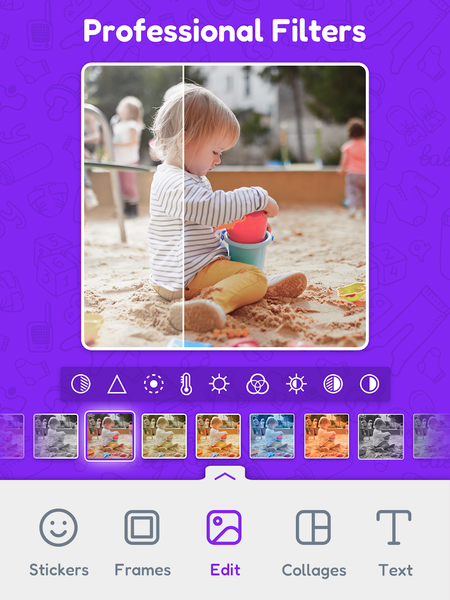 Baby Photo Editor - عکس برنامه موبایلی اندروید