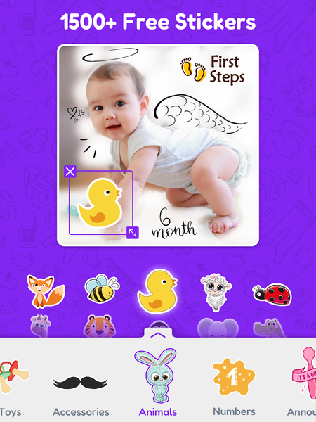 Baby Photo Editor - عکس برنامه موبایلی اندروید