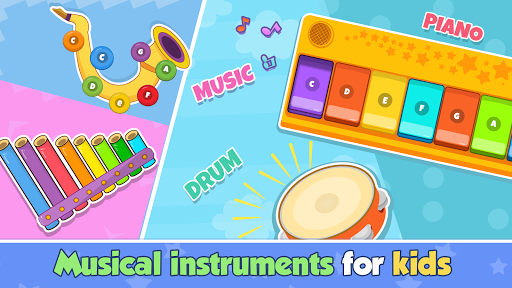 Baby Piano, Drums, Xylo & more - Image screenshot of android app