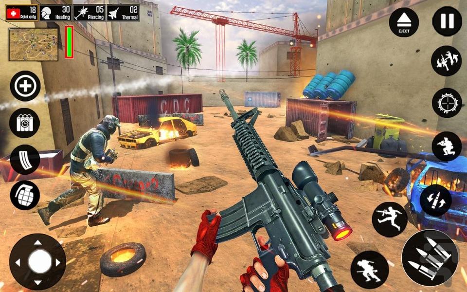 تفنگ بازی جدید جنگی - عکس بازی موبایلی اندروید