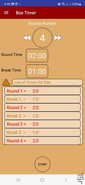 تایمر بوکس - عکس برنامه موبایلی اندروید