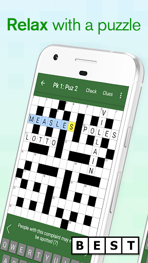 BestForPuz Cryptic Crossword - Gameplay image of android game