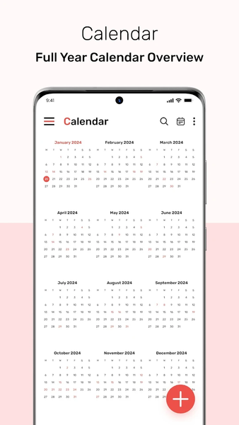 Calendar 2024 - Image screenshot of android app