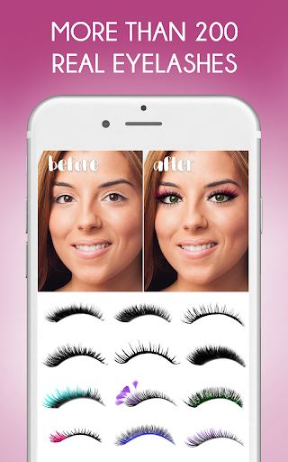 Eyelashes Photo Editor - عکس برنامه موبایلی اندروید