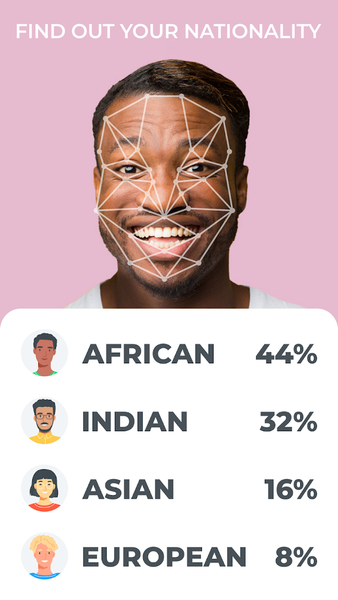 Ethnicity: Nation Face Scanner - Image screenshot of android app