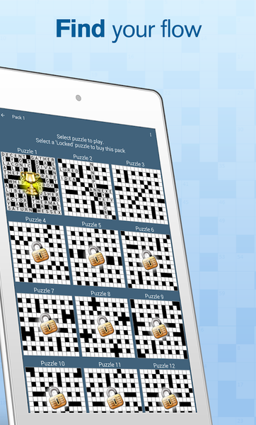 BestForPuzzles Quick Crossword - Gameplay image of android game