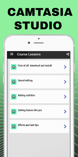 Cursos sobre el Camtasia Studio editor de videos - Image screenshot of android app