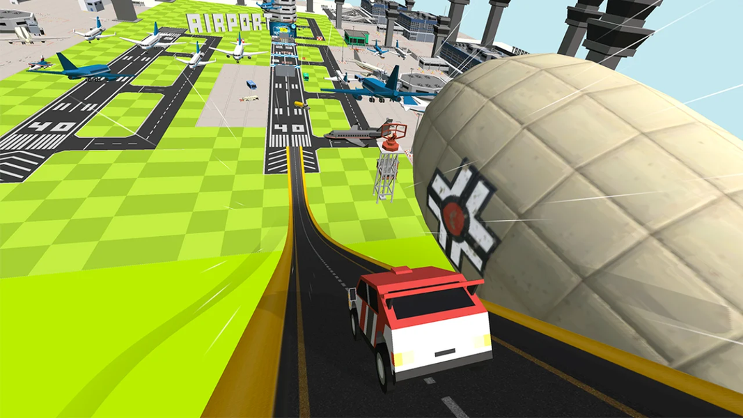 Mega Car Jumps - Ramp Stunts - Gameplay image of android game