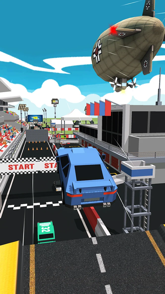Mega Car Jumps - Ramp Stunts - Gameplay image of android game