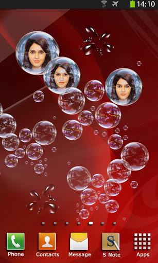 Photo Bubbles Live Wallpaper - Image screenshot of android app