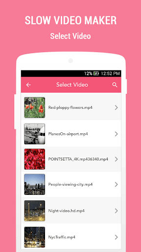 Slow Video Maker - عکس برنامه موبایلی اندروید