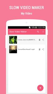 Slow Video Maker - عکس برنامه موبایلی اندروید