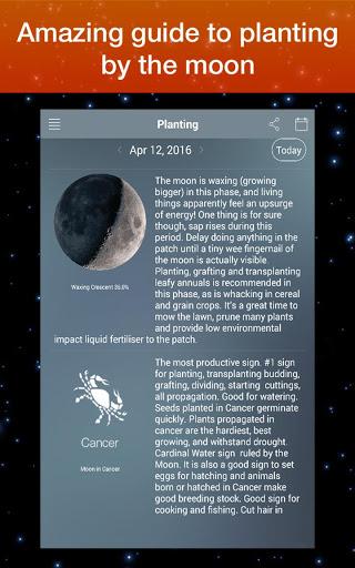 Moon Phase Calendar Zodiac - عکس برنامه موبایلی اندروید
