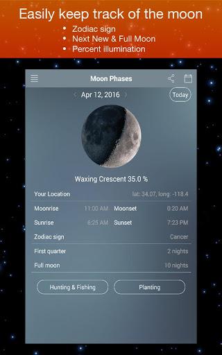 Moon Phase Calendar Zodiac - عکس برنامه موبایلی اندروید