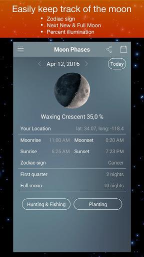 Moon Phase Calendar Zodiac - عکس برنامه موبایلی اندروید