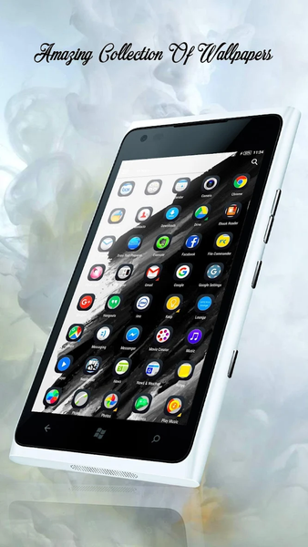 Black Theme and Launcher - عکس برنامه موبایلی اندروید